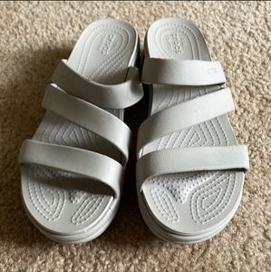 Crocs Monterey Strappy Wedge Sandal